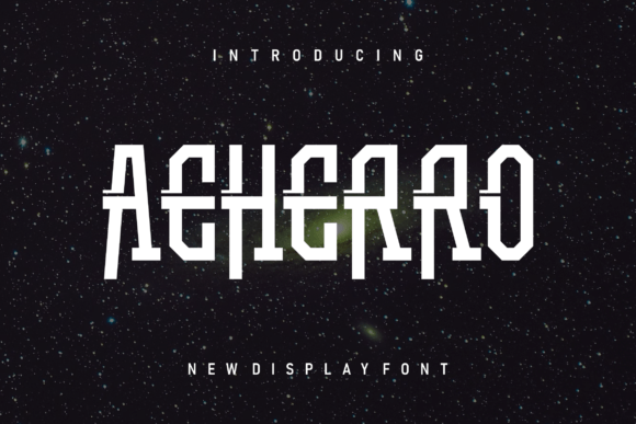 Aeherro: A Modern Display Font for Web Design