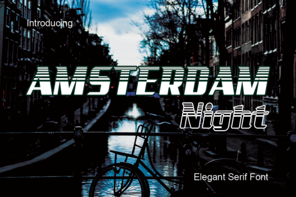Amsterdam Night: A Modern Display Font for Web Design