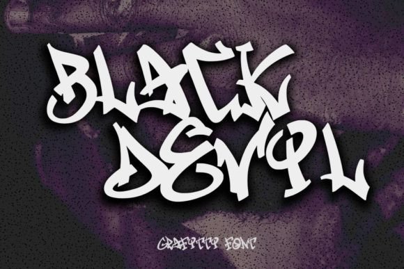 Black Devil Font for Bold Branding and Eye-Catching Designs
