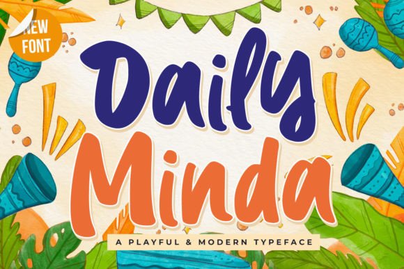 Bring Joy to Your Creations with Daily Minda Font