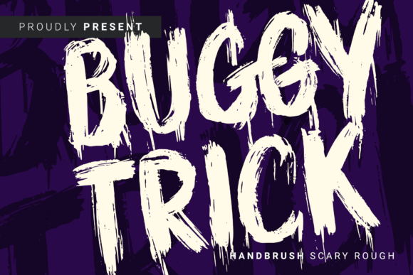 Buggy Trick: A Display Font for Bold Visual Statements