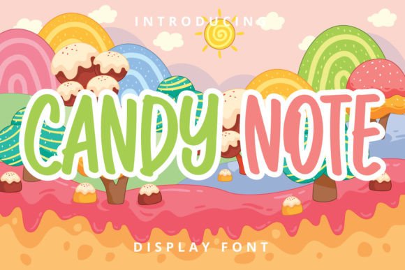 Candy Note: A Sweet Display Font for Handmade Creations