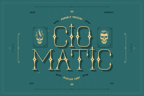 Ciomatic: A Vintage Western Font for Editorial Elegance