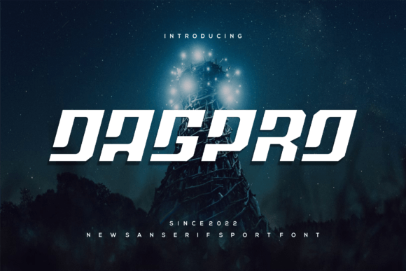 Dagpro: A Modern Display Font for Digital Creativity