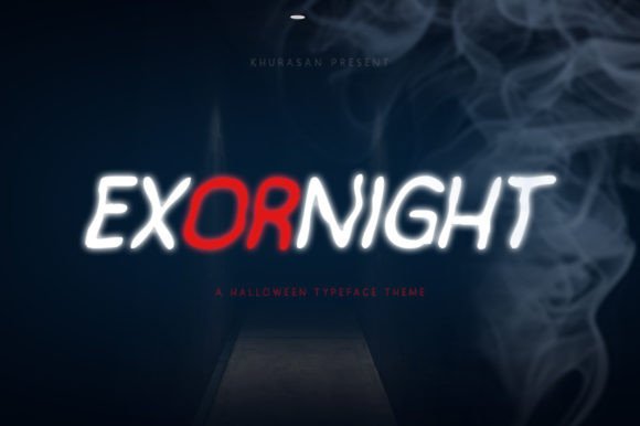 Exornight: A Display Font That Adds Drama to Digital Designs