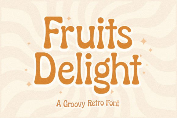 Fruits Delight: A Groovy Font for Bold Campaigns