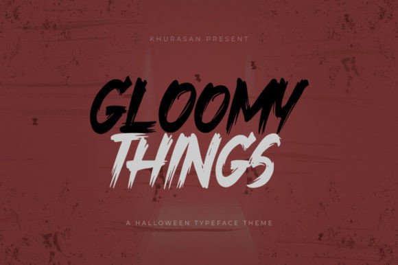 Gloomy Things Font for Web Design Projects