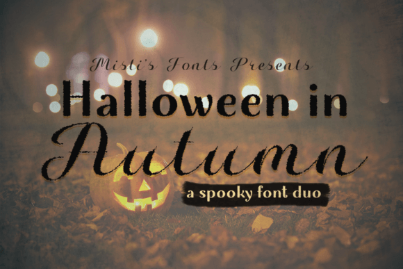Halloween in Autumn: A Spooky Font for Fall Web Projects