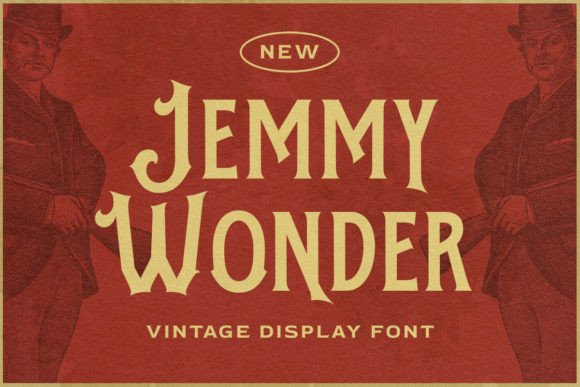 Jemmy Wonder: A Vintage-Inspired Display Font for Modern Branding