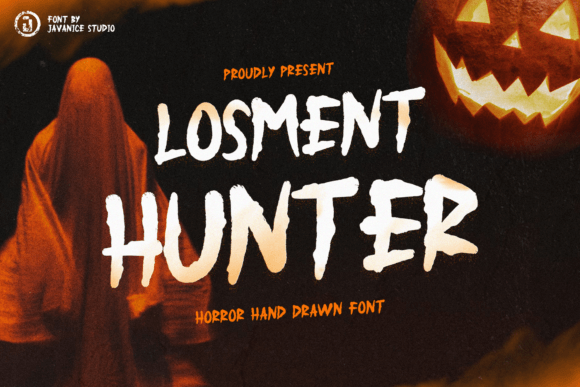 Losment Hunter: A Horror-Inspired Font for Bold Branding
