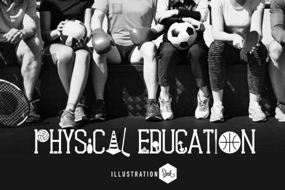Physical Education Font for Creative Projects