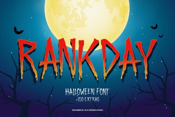 Rankday Typeface for Halloween-Themed Branding