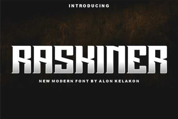 Raskiner: A Modern Display Font for Web Design
