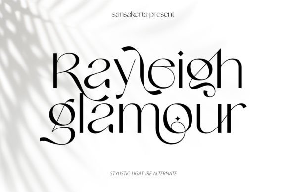 Rayleigh Glamour: A Stylish Font for Professional Branding
