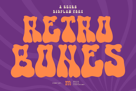 Retro Bones Font Review for Editorial Design