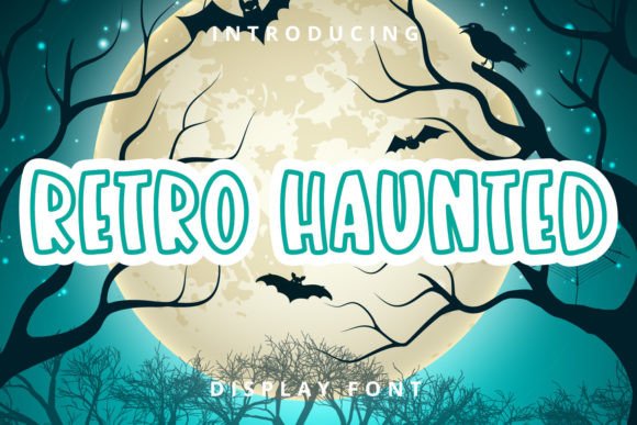 Retro Haunted Font for Web Design Projects