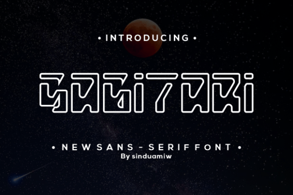 Sagitari: A Bold Display Font for Web Design