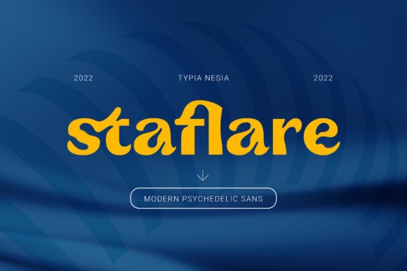 Staflare – A Bold Display Font for Creative Branding