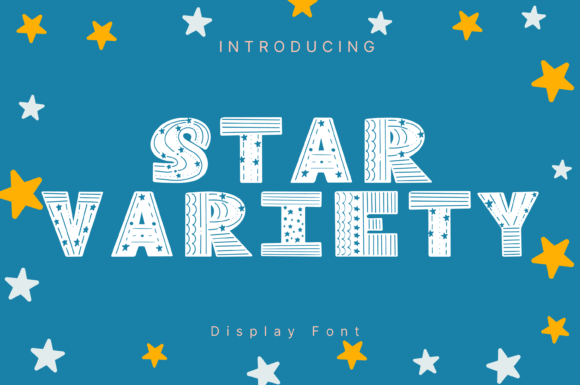 Star Variety Font for Handmade and Commercial Projects