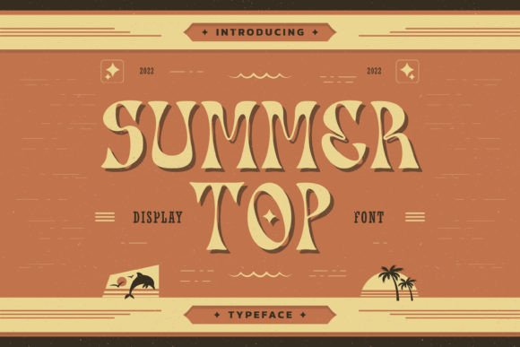 Summer Top Font for Handmade Creations