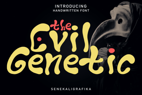 The Evil Genetic: A Whimsical Font for Creative Branding