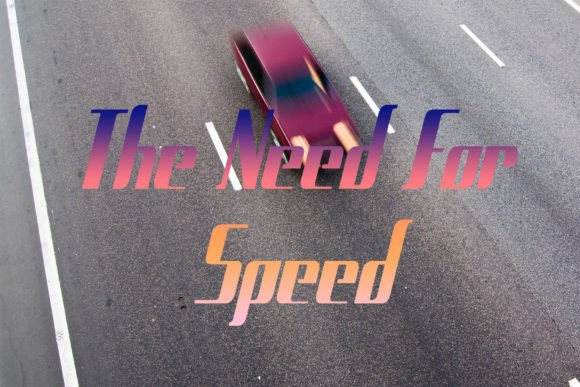 The Need for Speed Font: A Modern Typographic Tool for Editorial Design