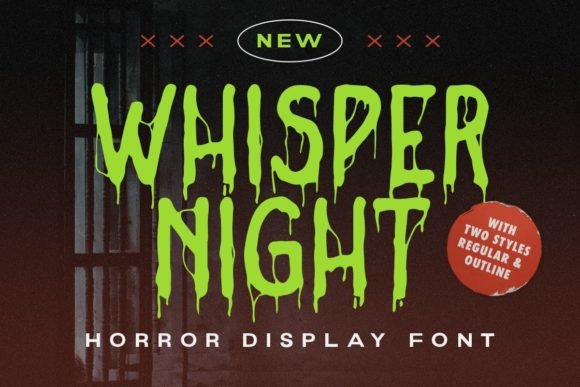 Whisper Night Font for Campaign Creatives
