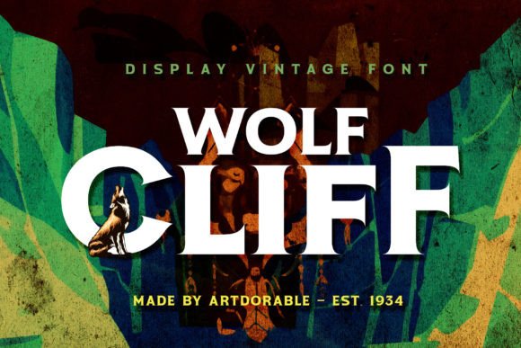 Wolfcliff: A Vintage-Style Display Font for Editorial Projects