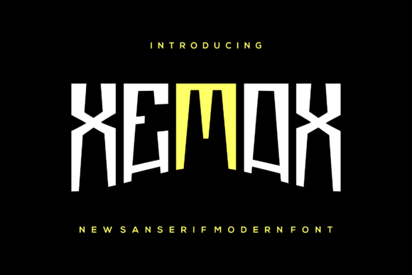 Xemox Display Font for Bold Web Design