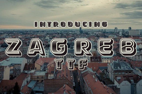 Zagreb Font for Eye-Catching Campaigns